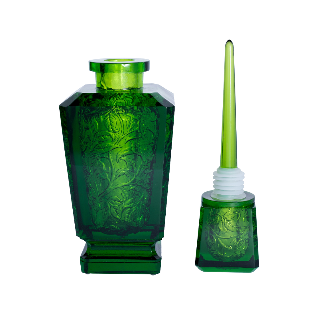 Square leaves bottle