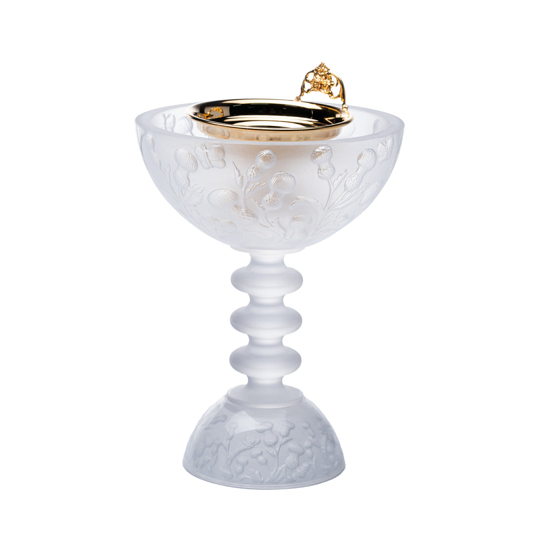 Blooming flower incense burner